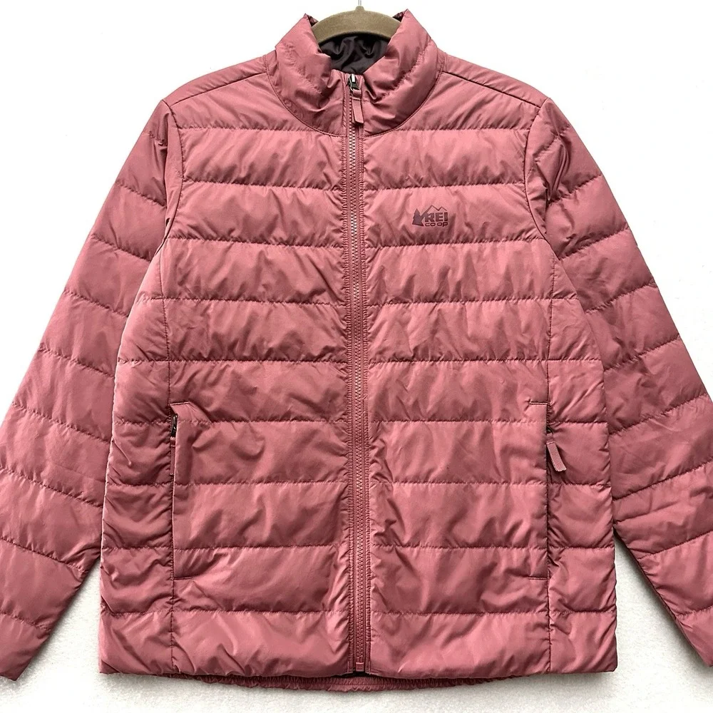 REI Co-op Jacket Kids Large 650 Down Puffer Packable Lightweight Outdoor 221696